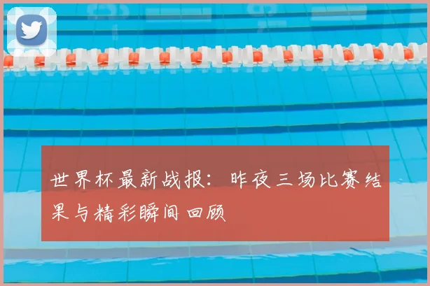 世界杯最新战报:昨夜三场比赛结果与精彩瞬间回顾